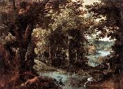 STALBEMT, Adriaan van Landscape with Fables oil
